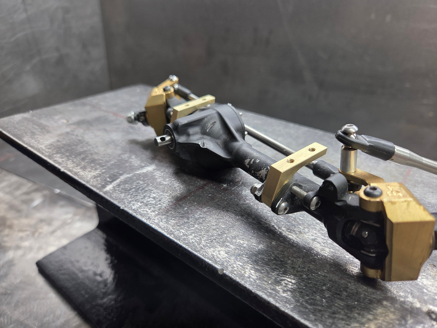 D44 Brass Front Centered