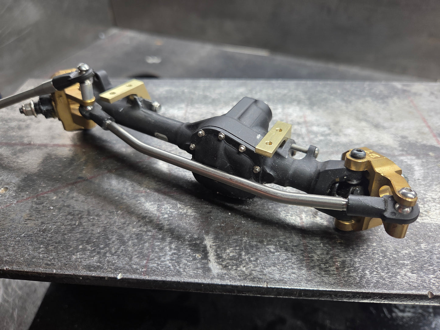 D44 Brass Front Centered