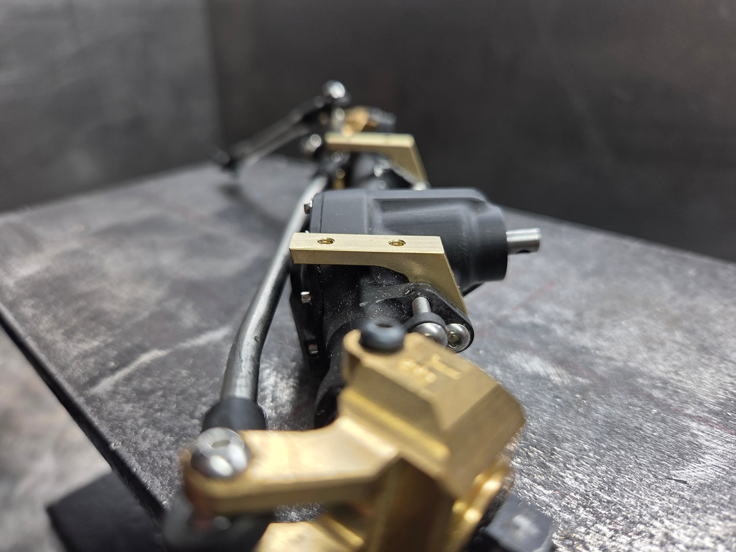 D44 Brass Front Centered