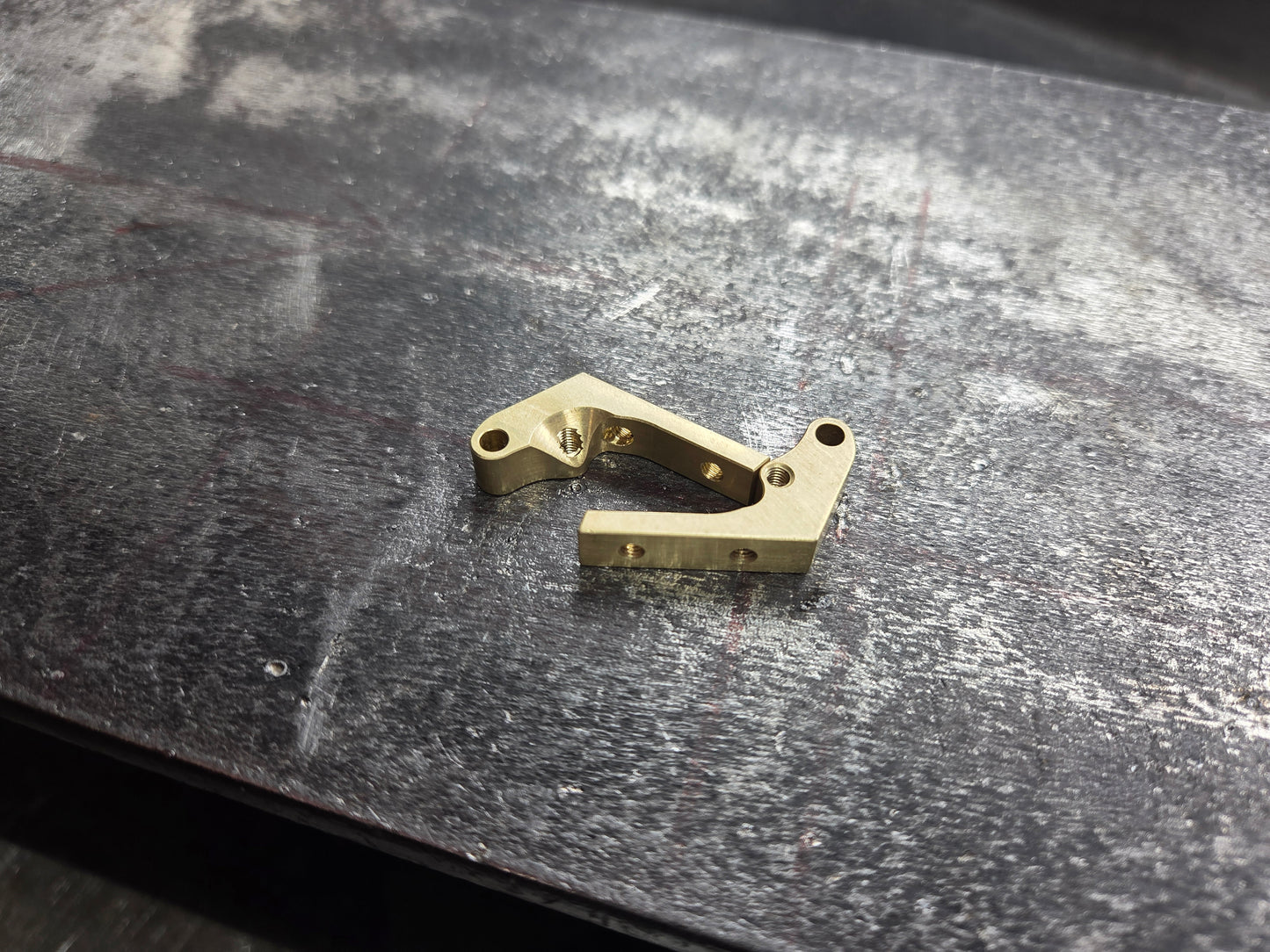 D44 Brass Front Centered